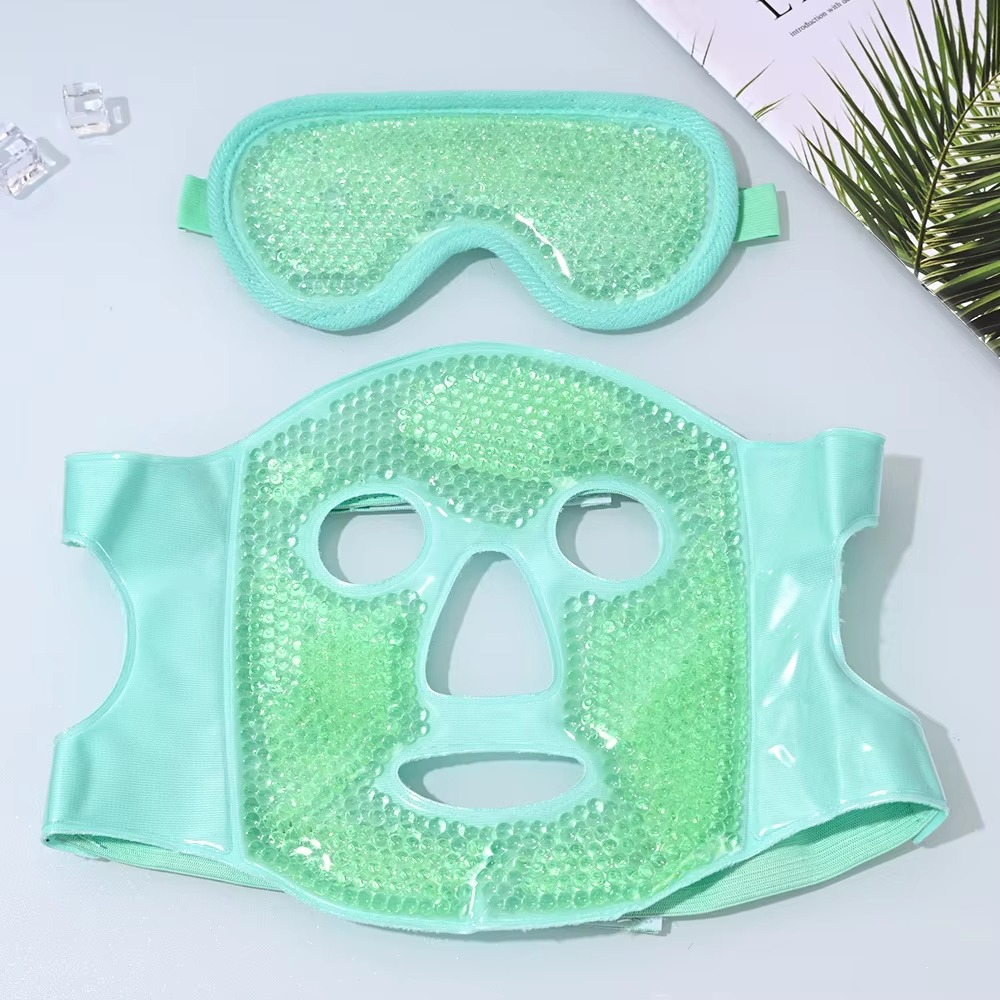 BowLift | Cold and Hot Therapy Full Face Gel Bead Mask with Eye Compress