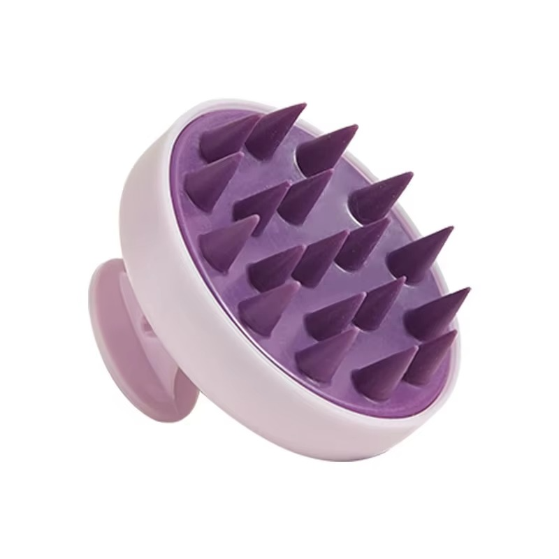 BowLift | Wheat Straw Silicone Scalp Massage Shampoo Brush with Soft Silicone Bristles
