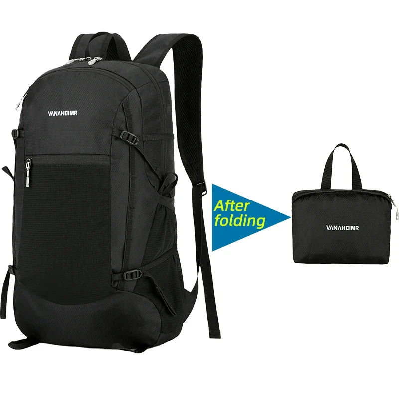 BowLift | Folding Backpack "Alpivio" | Ultralight & Compact | 18L Volume | 42x28x15 cm