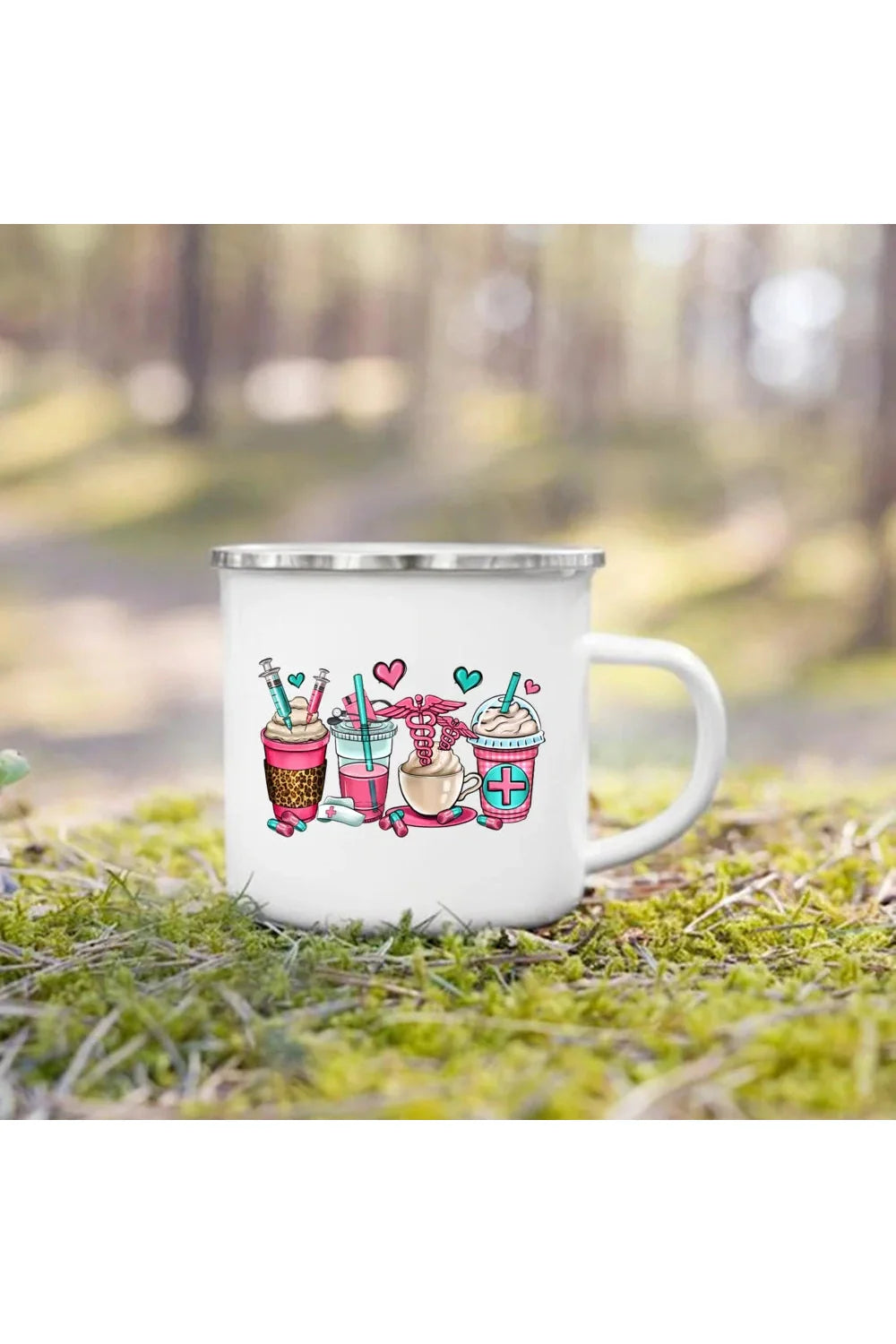 Life Enamel Coffee Mug | Bowlift