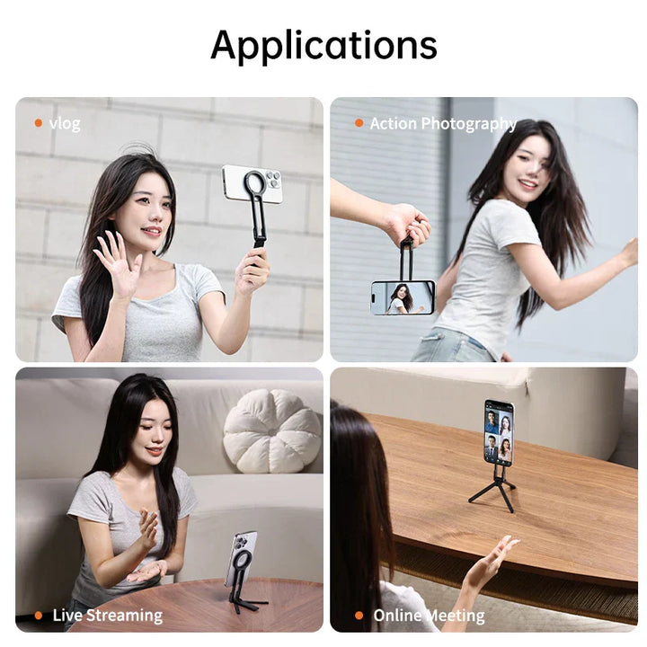 BowLift | Pocket Size Clip-On Magnetic Foldable Tripod