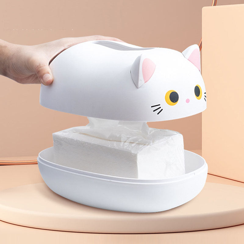 BowLift | Cat Shaped Desktop Tissue Box