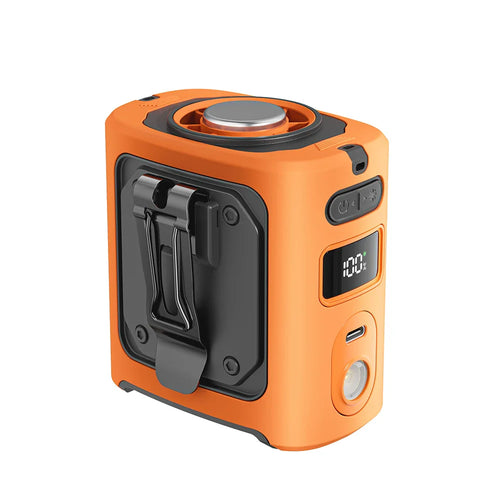 BowLift | 8000mAh Portable Cooling Waist Fan with Power Bank & LED Light – FrostBreeze