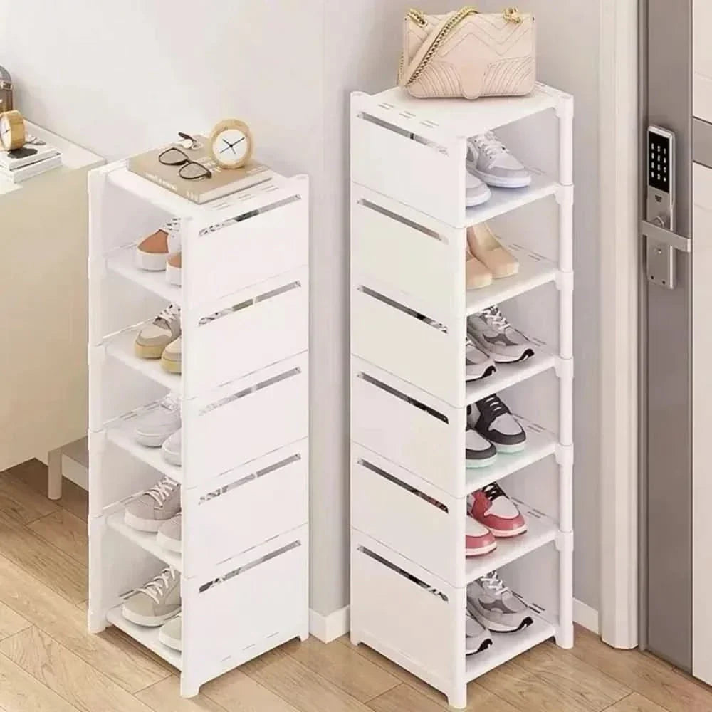 BowLift | SHOECORNER RACK – Stackable shoe rack for corners – Space-saving organization with style