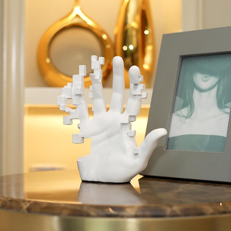 Modern Artful Touches Hand Statue Decor | Bowlift