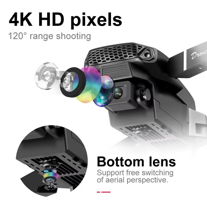 BowLift | Advanced Optical Flow 4K Dual-Camera Drone for Aerial Photography