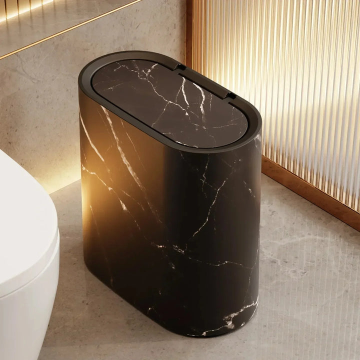 Nordic Marble Design Trash Can Bowlift