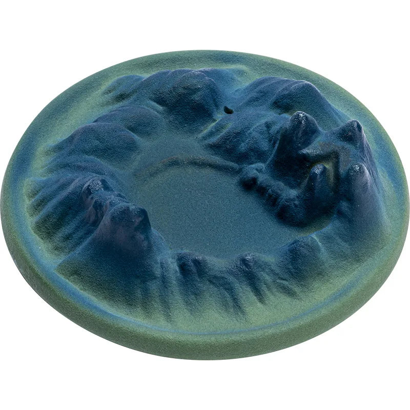 Mistic Mountain Ceramic Waterfall Incense Burner | Bowlift