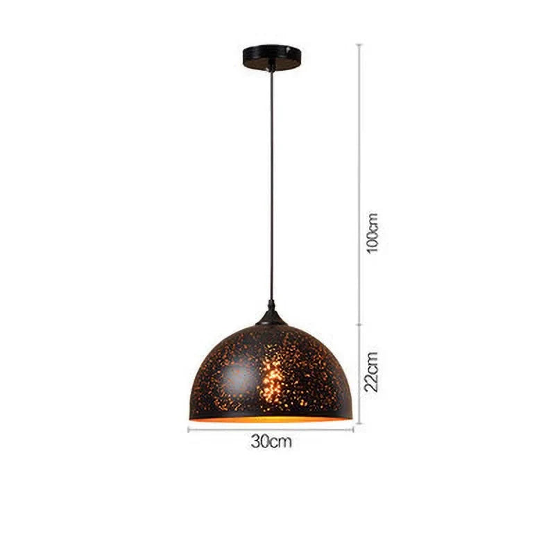 BowLift | Vintage Iron Pendant Lamp in Scandinavian Retro Loft Style