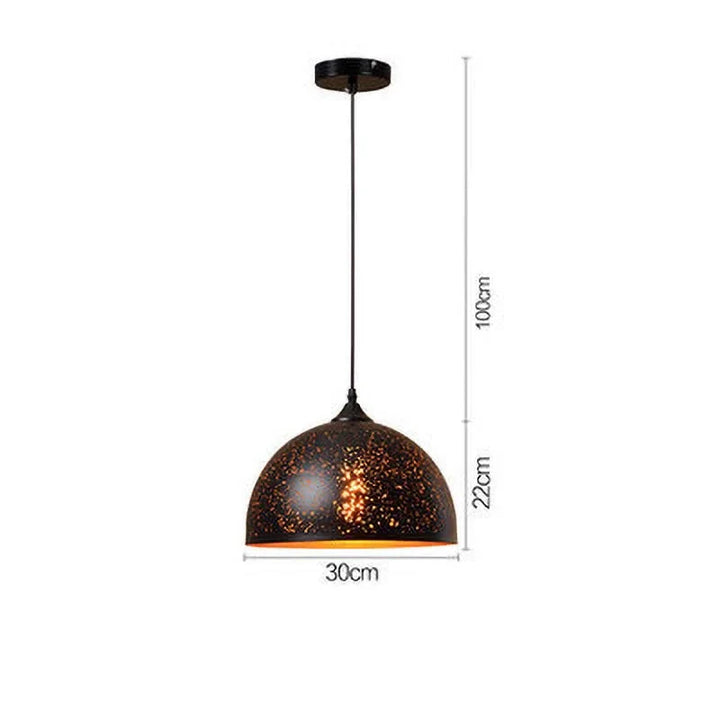 BowLift | Vintage Iron Pendant Lamp in Scandinavian Retro Loft Style