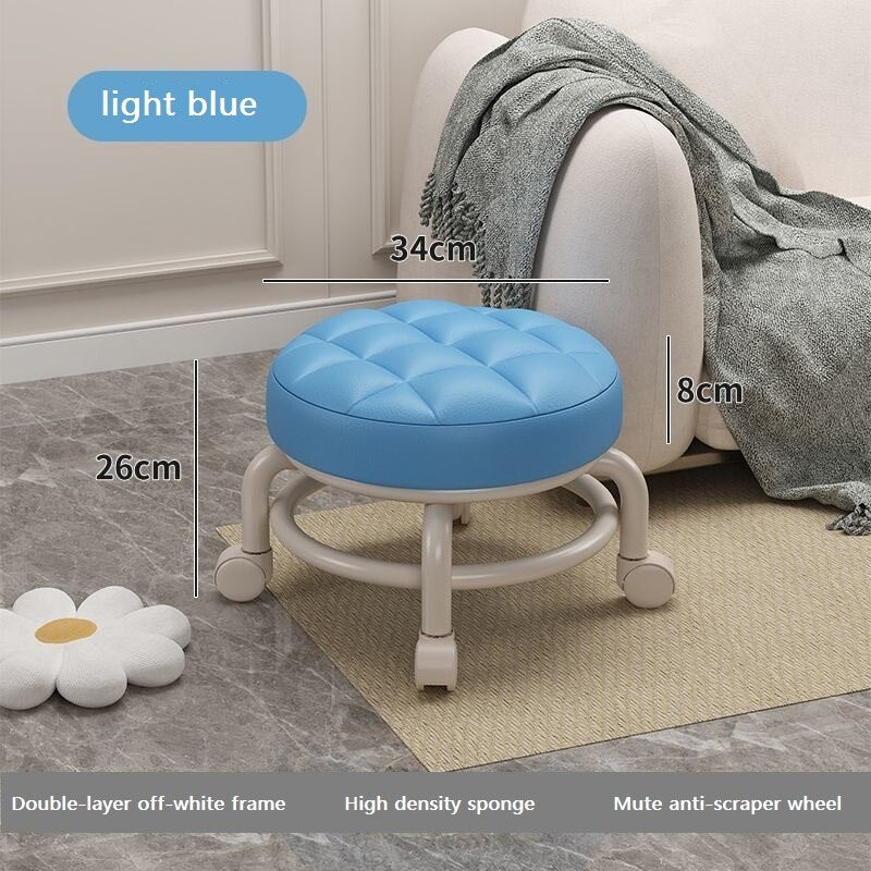 RollEase Mini Rolling Elegant Low Stool | Bowlift