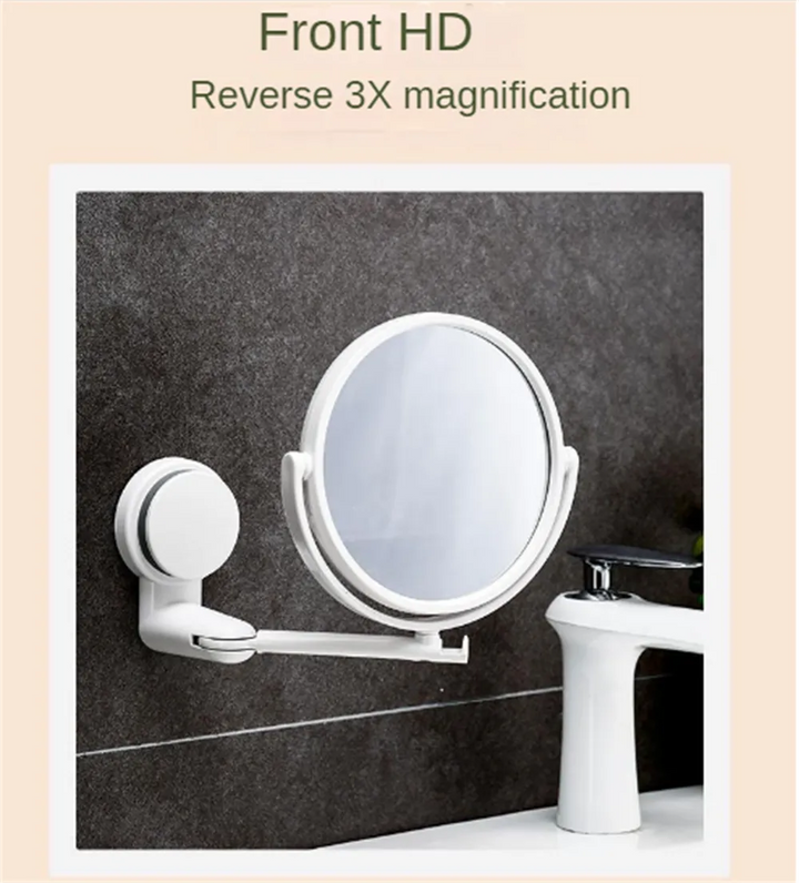 All-Angle Elegance 3X Magnification Wall Mirror | Bowlift