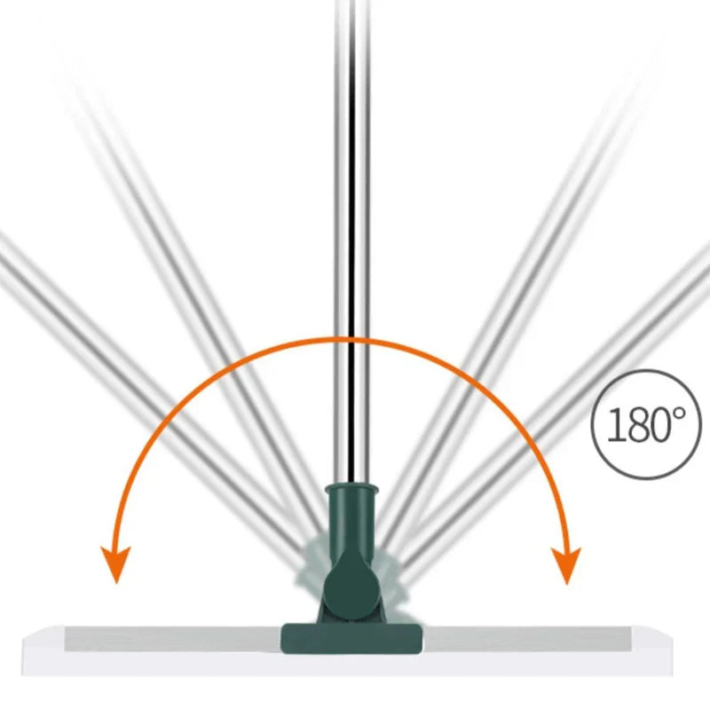 BowLift | Flexiva telescopic cleaning brush with silicone lip | 180° swivel | For floors, windows & bathroom