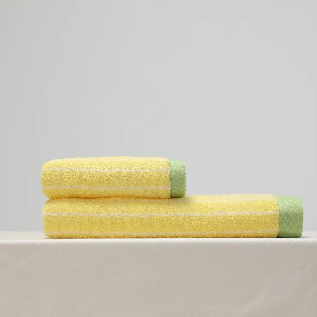 Stripe Pattern Cotton Towel | Bowlift