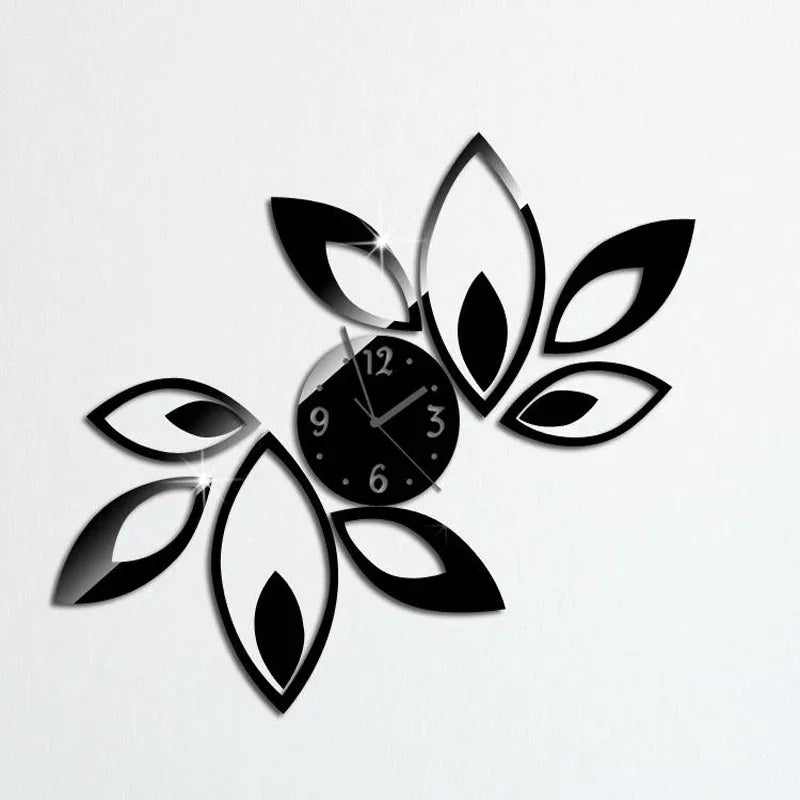 DecoTime Clock - Stylish 3D Acrylic Wall Clock Bowlift