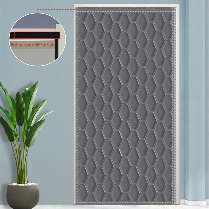 BowLift | ThermoHaven Winter Door Curtain | Cold & Sound Protection | Heat Insulating & Opaque | Ideal for Home