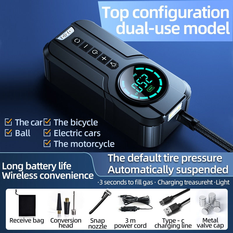 BowLift | CarBoost Smart Digital Tire Air Inflator