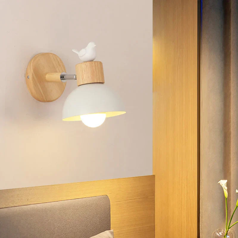 NordicWood - Trendy Wooden LED Wall Lighting Bowlift