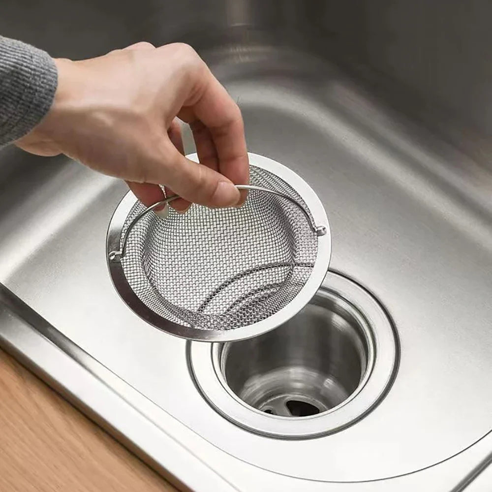 BowLift | Spül sieve DrainGuard Inox | Stainless steel drain sieve for kitchen & bathroom | Catches food scraps & hair | Rust-free & durable