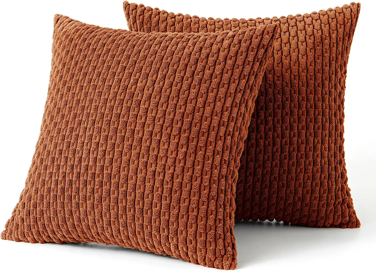 BowLift | Boho Ribbed Corduroy Cushion Cover – Stylish Striped Decorative Pillowcase for Sofa or Bed