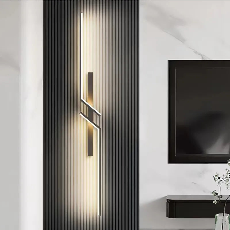 Schwarz moderne wandleuchte