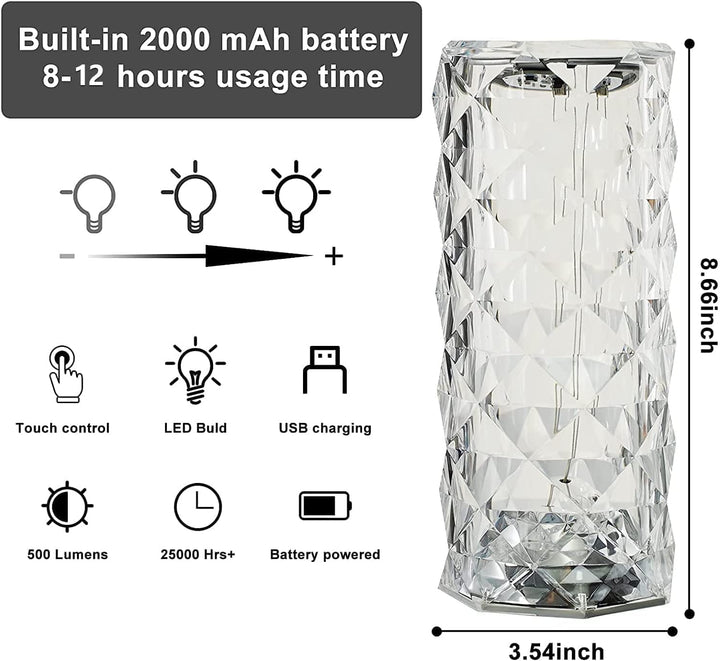 BowLift | Elegant Atmosphere Crystal Night Light