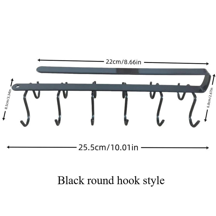 BowLift | Ferrosa Iron Hooks for Kitchen Cabinet | Wall Shelf & Coat Hooks | Space-saving & Load-bearing