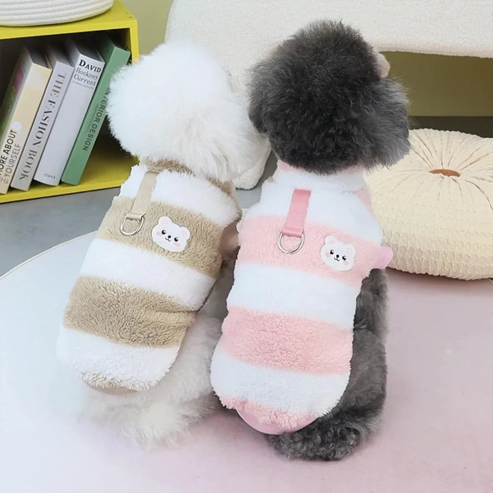 Warmer fleece dog sweater for small dogs Bowlift