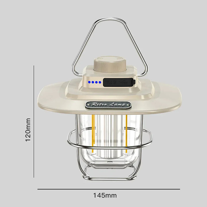 BowLift | Retro Rechargeable LED Camping Lantern - NostalgiaGlow