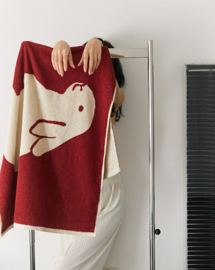 Rabbit Towel - Bath towel | Bowlift