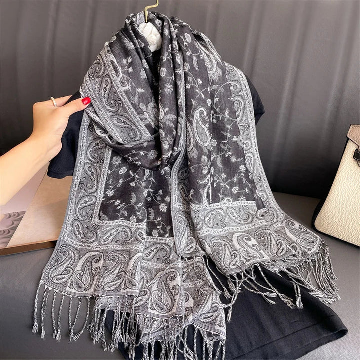 BowLift | Élégancea | Women's Scarf | Cashmere Feel | 70 × 190 cm | Luxury Print & Warm