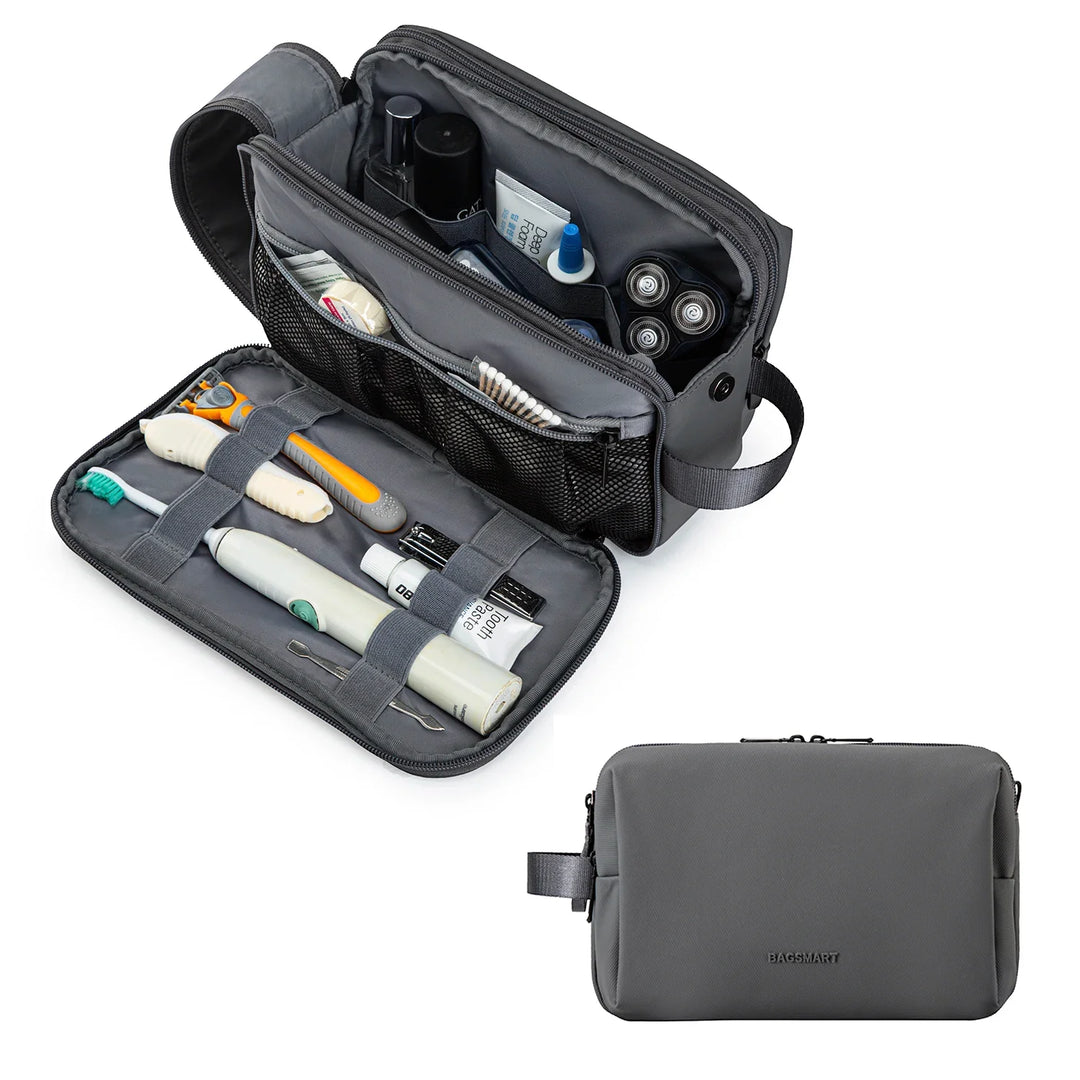 BowLift | Kosmetixo Waterproof Cosmetic Bag for Women & Men | Lightweight Toiletry Bag in S/M/L | Travel Accessories for Toiletries & Make-up | Unisex Travel Organizer