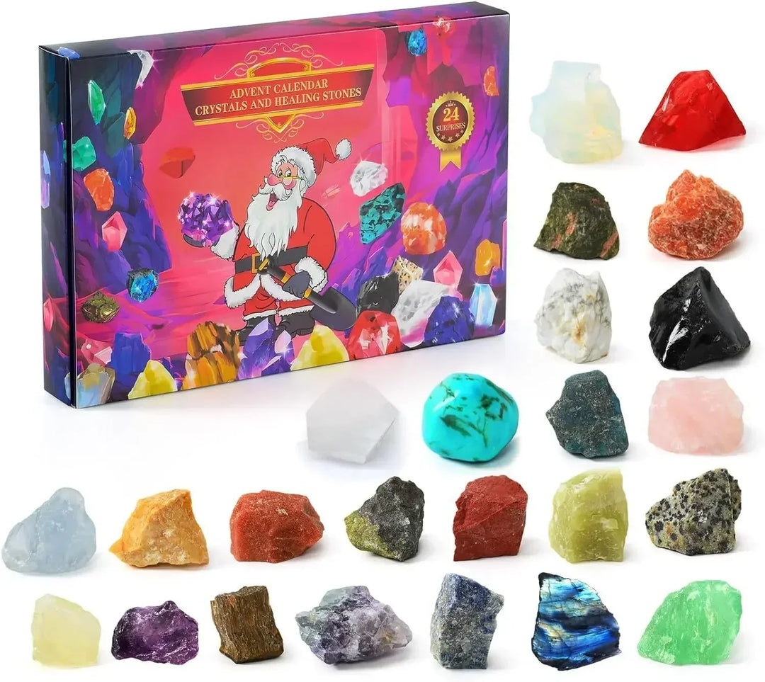 BowLift | GemSpark – Adventskalender met 24 edelstenen – Voor kinderen & verzamelaars