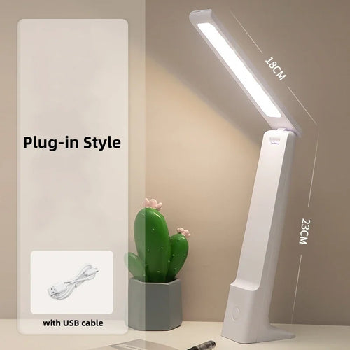BowLift | Lumora LED Table Lamp | Dimmable & Touch Control | 3 Light Colors | Battery 20h | White/Pink/Blue