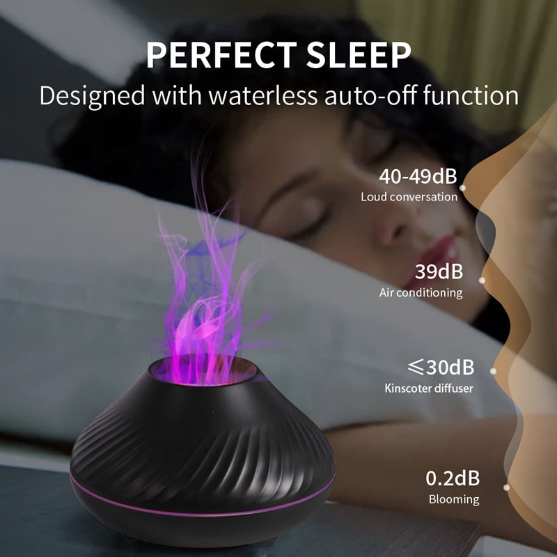 BowLift | Luminous Volcano USB Humidifier Lamp