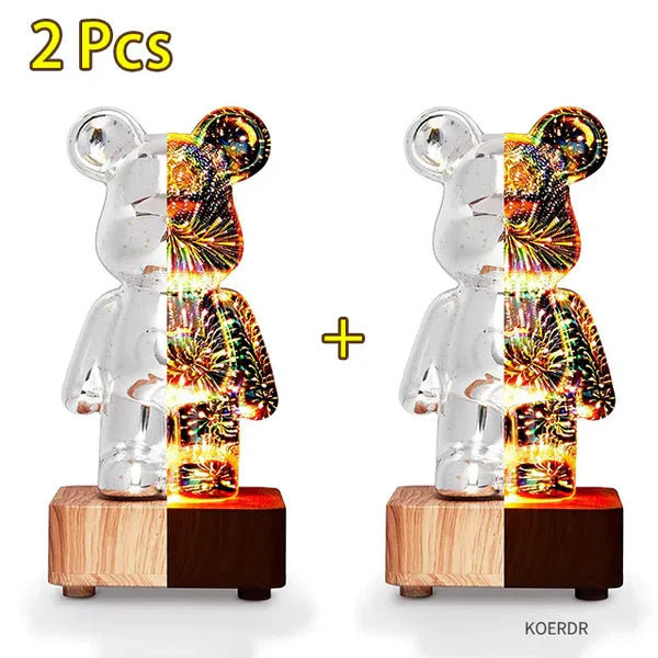 BowLift | Magical 3D Firework Projection Mood Lamp - StarBear