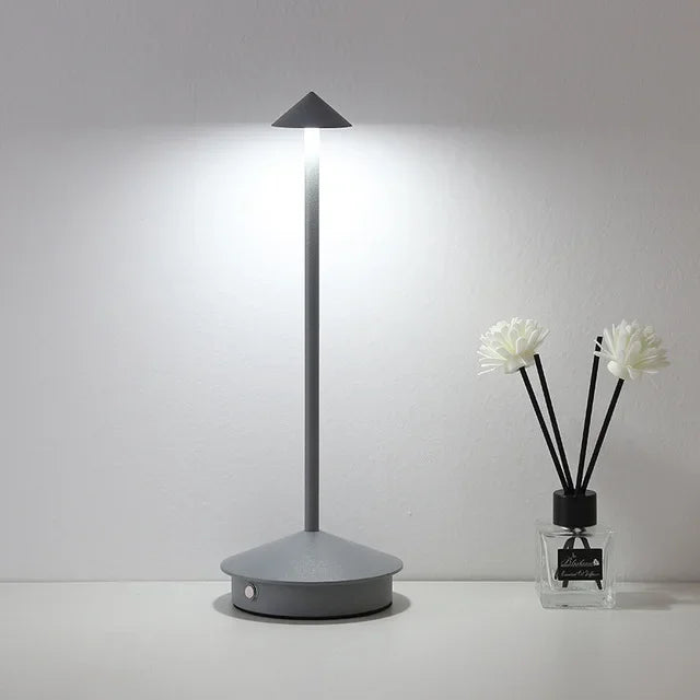 BowLift | Rechargeable Table Lamp Creative Dining Room Touch Led Hotel Bar Coffee Pina Pro Table Lamp Decorative Desk Lamp