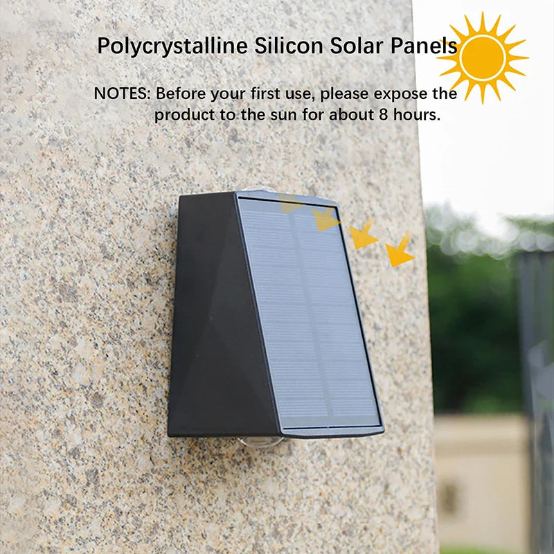 Solar LED Wall Light Bowlift