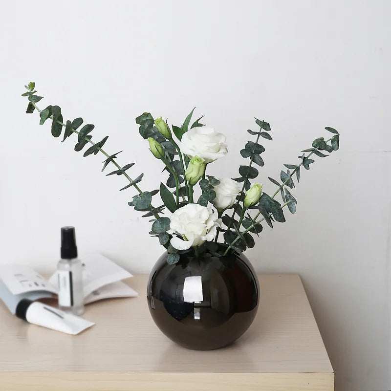 BowLift | Stainless Steel Vase in Nordic Style Desktop Flower Pot BeFlower Pots Gold Black Rose Gold Classic Home Decoration