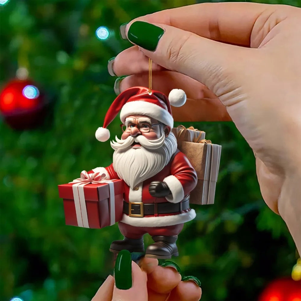 BowLift | SantaHangs | Mini Santa Decorations