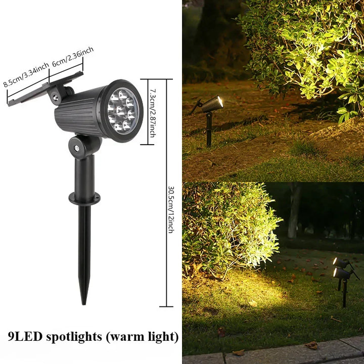 Solar LED Garden Spotlight Outdoor | Bowlift