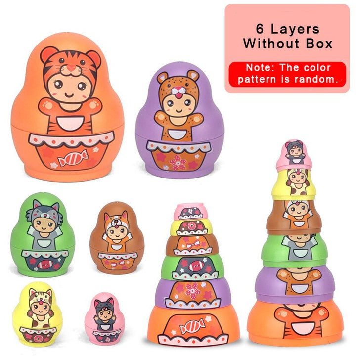 BowLift | Educational Colorful Kids Matryoshka Dolls