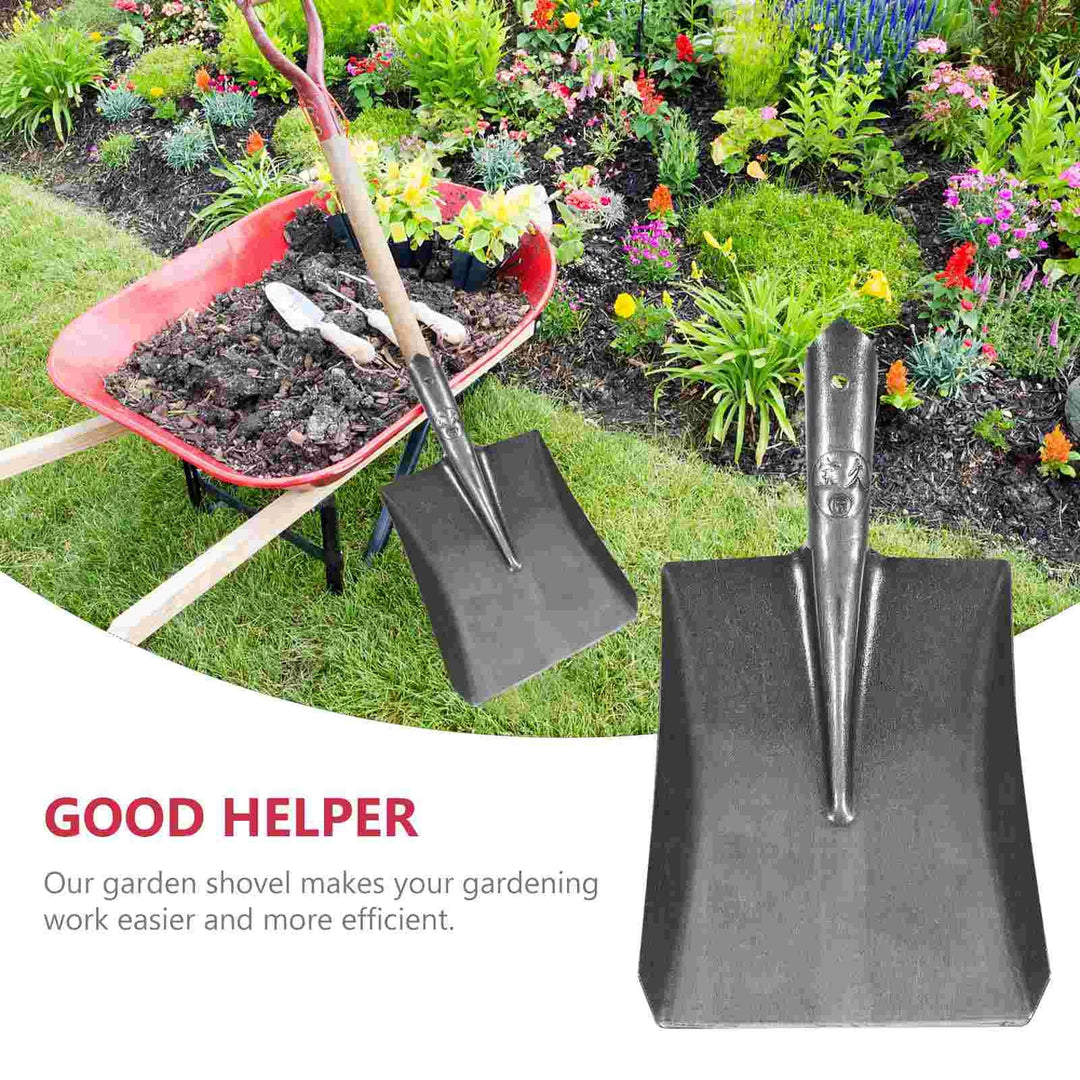 BowLift | TerraGrip Garden Spade | Extra Robust & Handy | For Roots & Lawn Edges | Carbon Steel Rust-Free