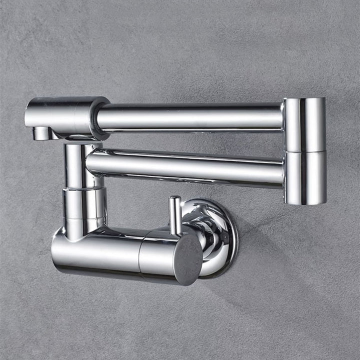 BowLift | Wall-Mounted Folding Chrome Pot Filler Faucet
