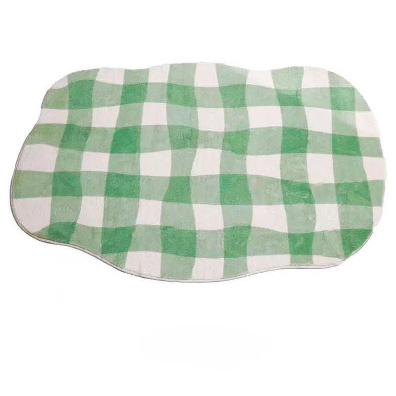 Plaid Wonky Rug | Bowlift