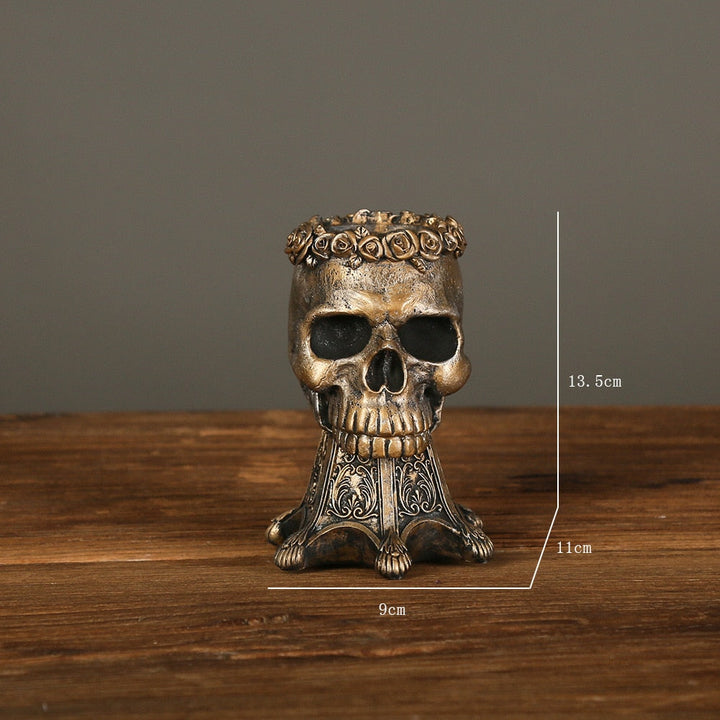 BowLift | Resin Skull Flower Pot