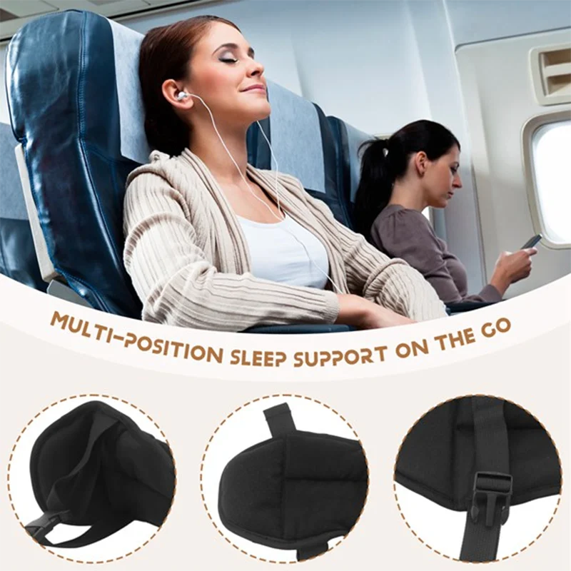 BowLift | 2 in 1 Comfort Headrest Blackout Eye Mask