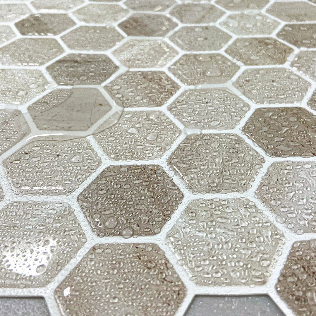 3D Self-Adhesive Hexagonal Wall Stickers | Bowlift