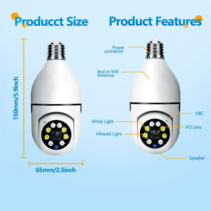 BowLift | Light Bulb WIFI Camera
