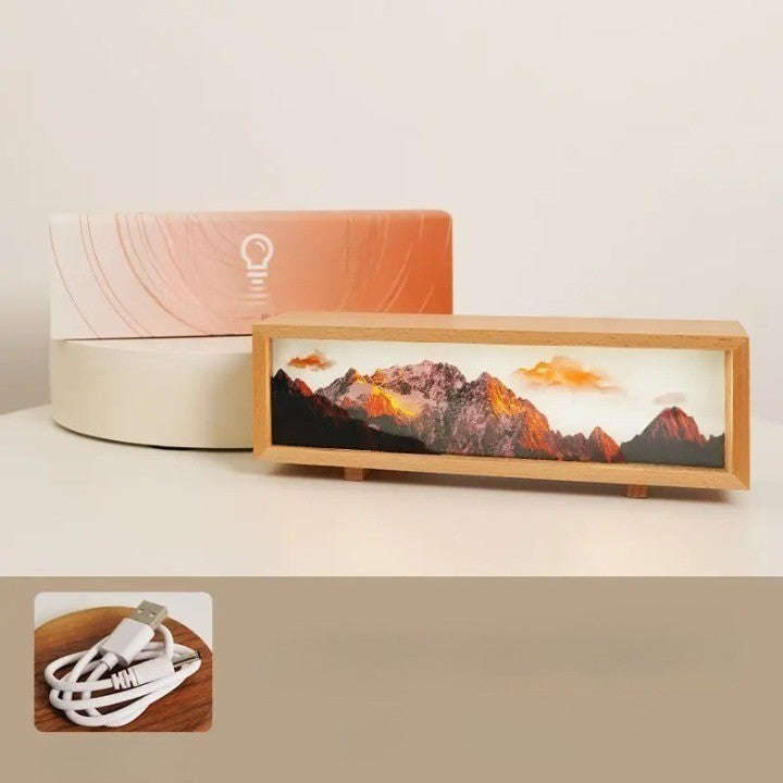 Dream Aura Interactive Desktop Artsy Canvas Lamp | Bowlift